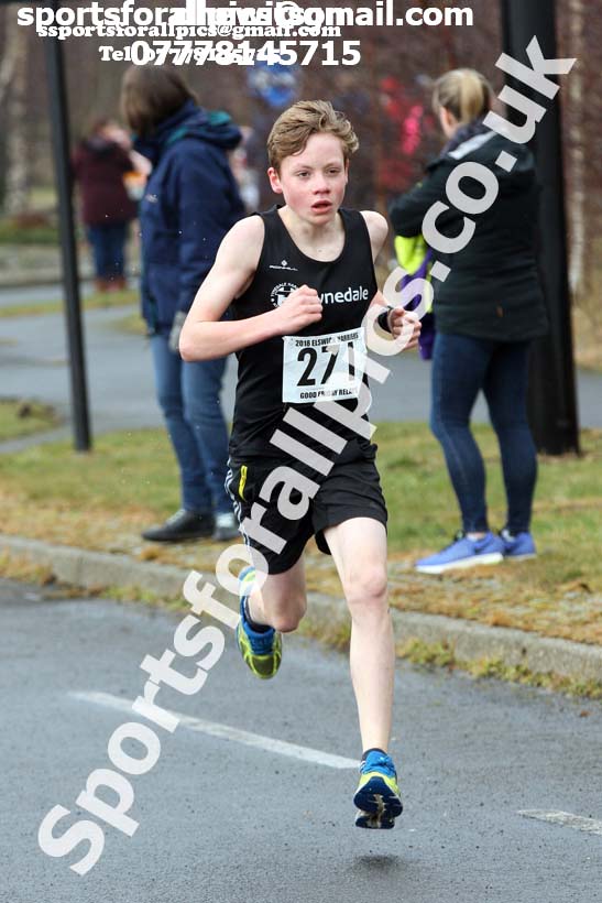 Boys and Girls under-15s Good Friday Elswick Harriers Relay, Newburn, Newcastle. Photo: David T. Hewitson/Sports for All Pics